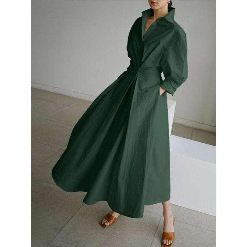 elegant-sleeveless-shirt-dress-–-lapel-collar-seam-pockets-solid-colorsmiling-maria---everything-for-women-34646876
