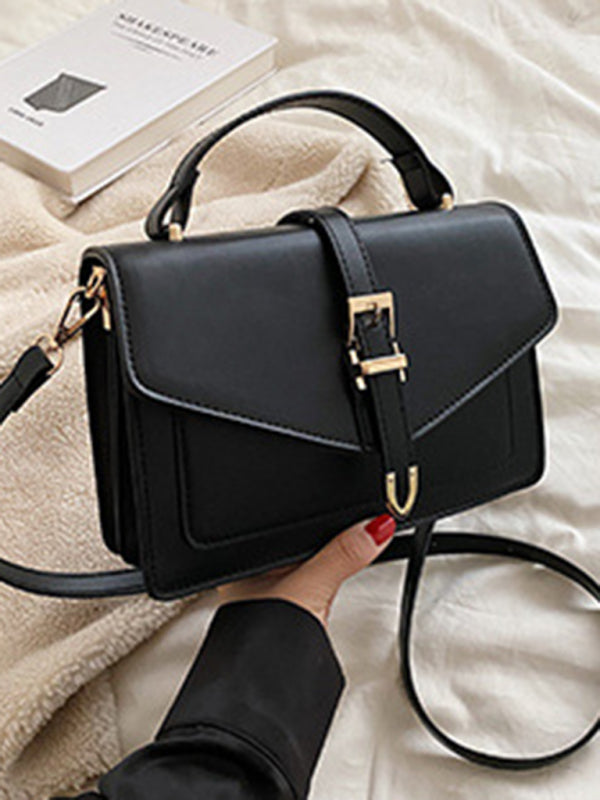 Retro PU Leather Crossbody Shoulder Bag