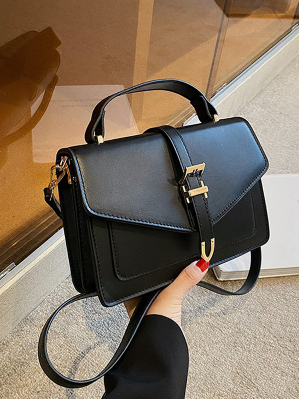 Retro PU Leather Crossbody Shoulder Bag
