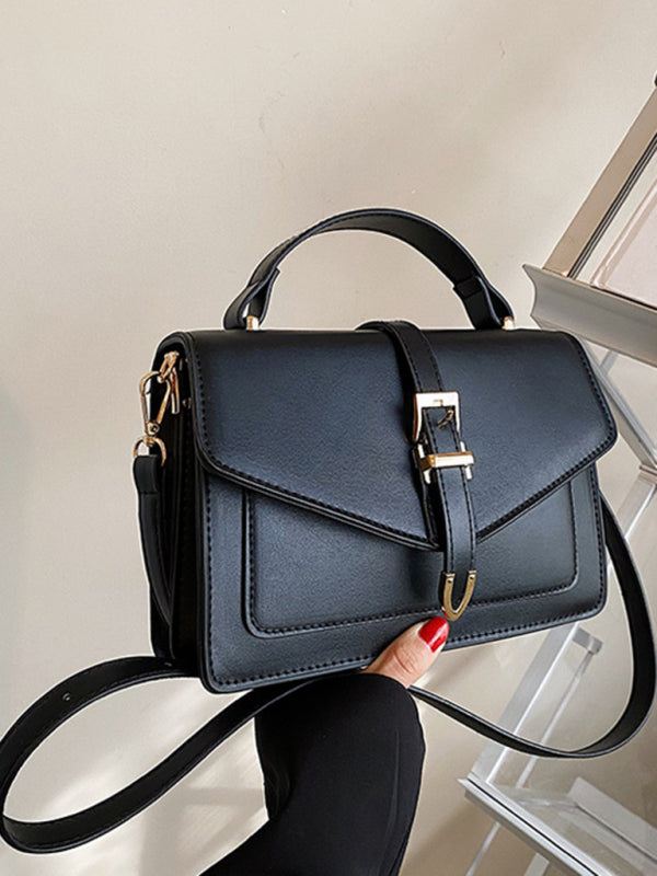 Retro PU Leather Crossbody Shoulder Bag