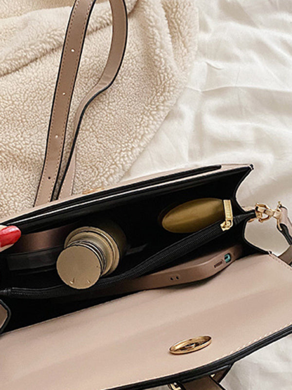 Retro PU Leather Crossbody Shoulder Bag
