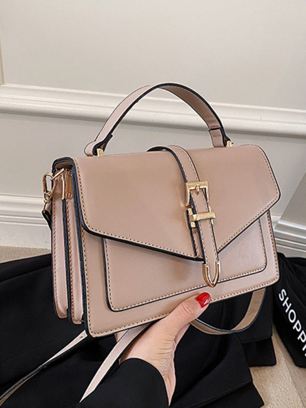 Retro PU Leather Crossbody Shoulder Bag