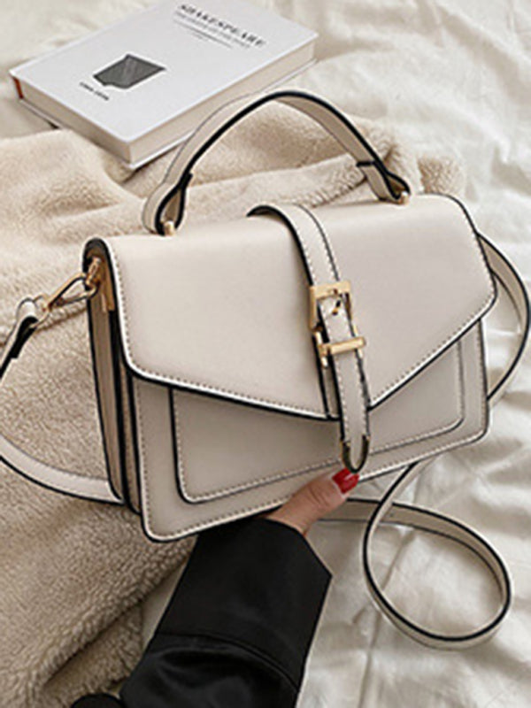 Retro PU Leather Crossbody Shoulder Bag