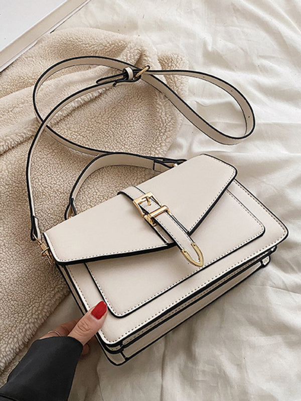 Retro PU Leather Crossbody Shoulder Bag