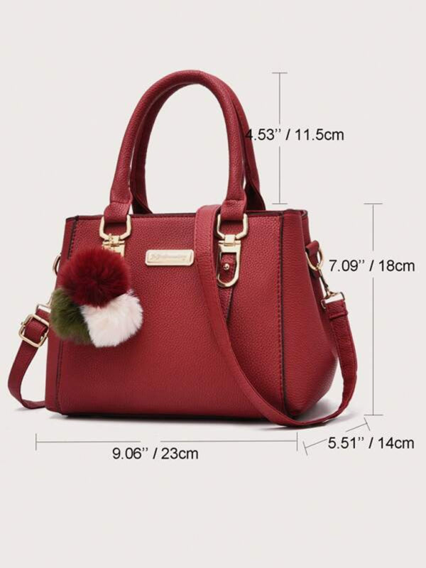 Women's PU Leather Shoulder Handbag
