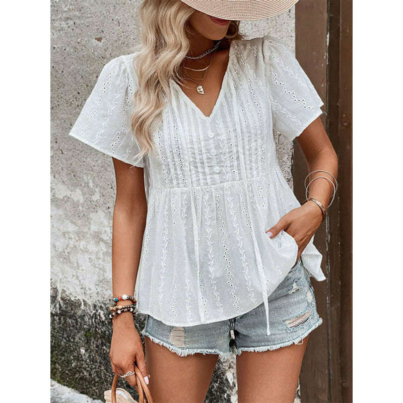 womens-white-v-neck-casual-blousesmiling-maria---everything-for-women-34699711