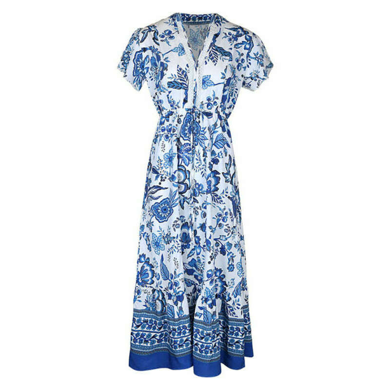 blue-printed-slim-dress-–-spring-summer-graceful-fit-woven-fabricsmiling-maria---everything-for-women-34658827
