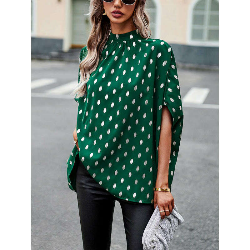 golden-polka-dot-long-sleeve-blousesmiling-maria---everything-for-women-34700603