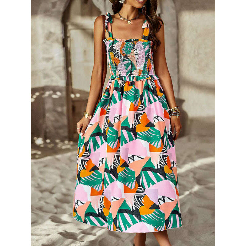 bohemian-mid-length-suspender-dress-–-random-print-lightweight-flowysmiling-maria---everything-for-women-34653893