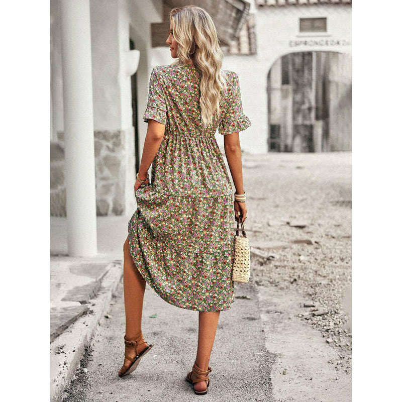 bohemian-v-neck-floral-midi-dress-–-lightweight-short-sleeves-a-line-fitsmiling-maria---everything-for-women-34648278