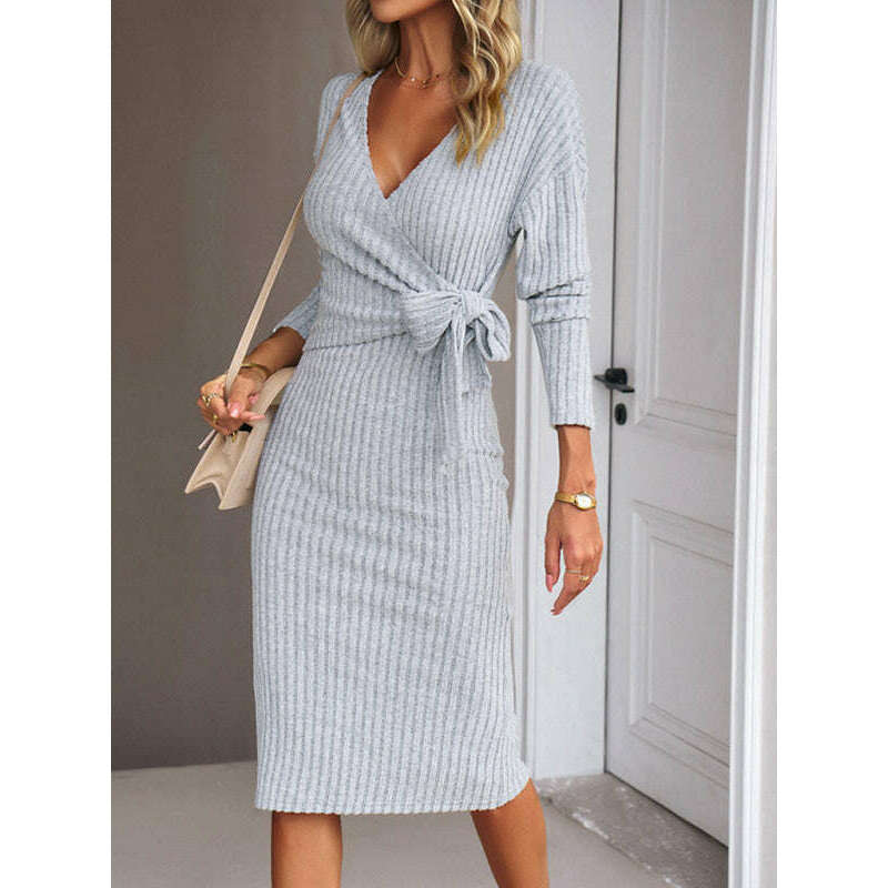v-neck-long-sleeve-knitted-tie-dress-–-casual-fit-soft-stretch-fabricsmiling-maria---everything-for-women-34653775