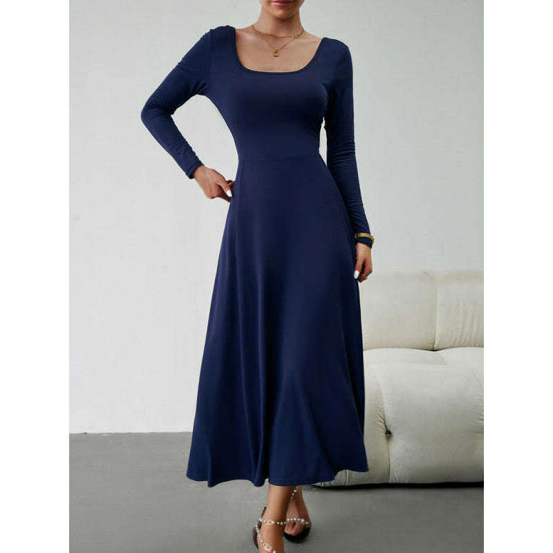 elegant-knit-long-sleeve-dress-–-waist-defined-fit-solid-colorssmiling-maria---everything-for-women-34653410