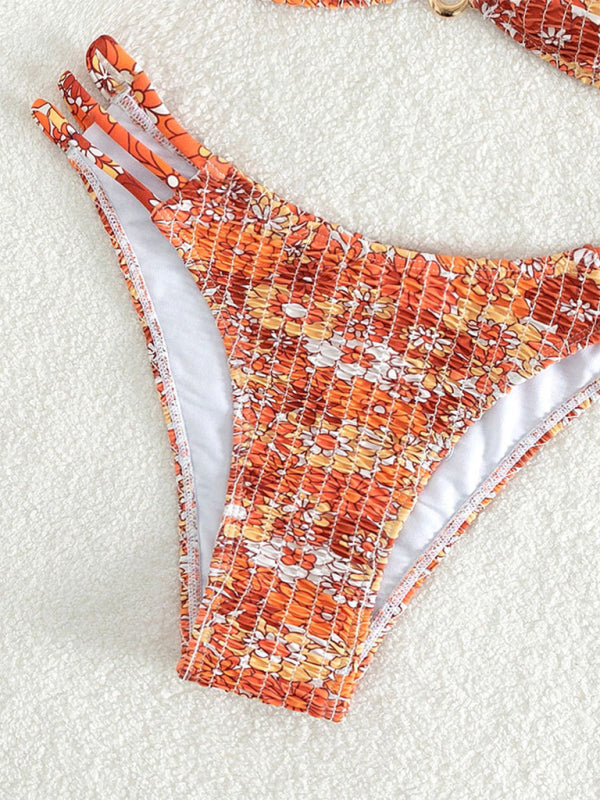 Boho Triangle Bikini Set – Fashion Print Two-Piece for Spring & Summer