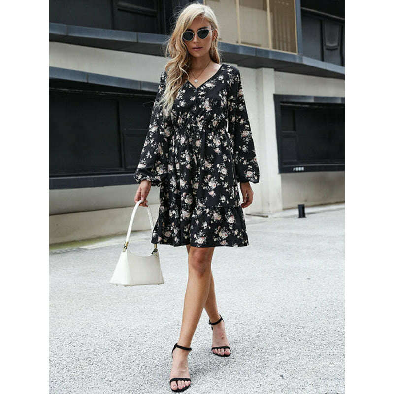 floral-print-long-sleeve-v-neck-dress-–-black-woven-polyester-spring-stylesmiling-maria---everything-for-women-34653635