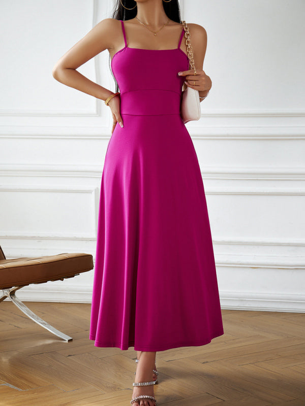 Strapless Suspender Bodycon Dress – Spring Knit Style with Back Detail