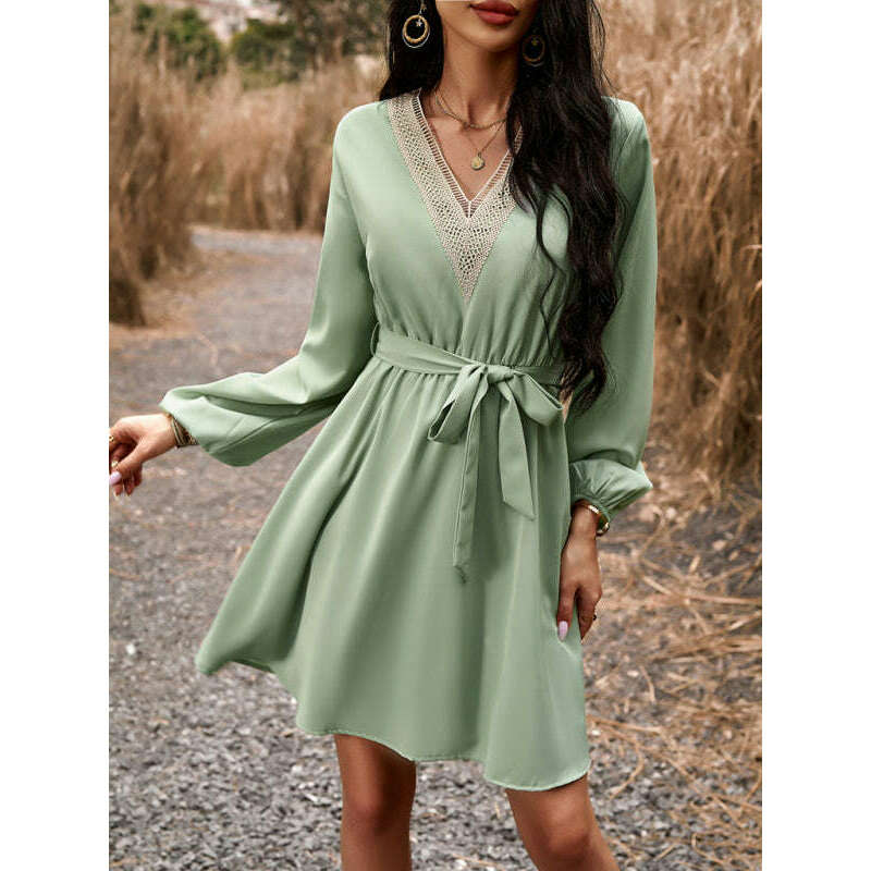 elegant-v-neck-long-sleeve-dress-–-lightweight-polyester-graceful-fitsmiling-maria---everything-for-women-34652813