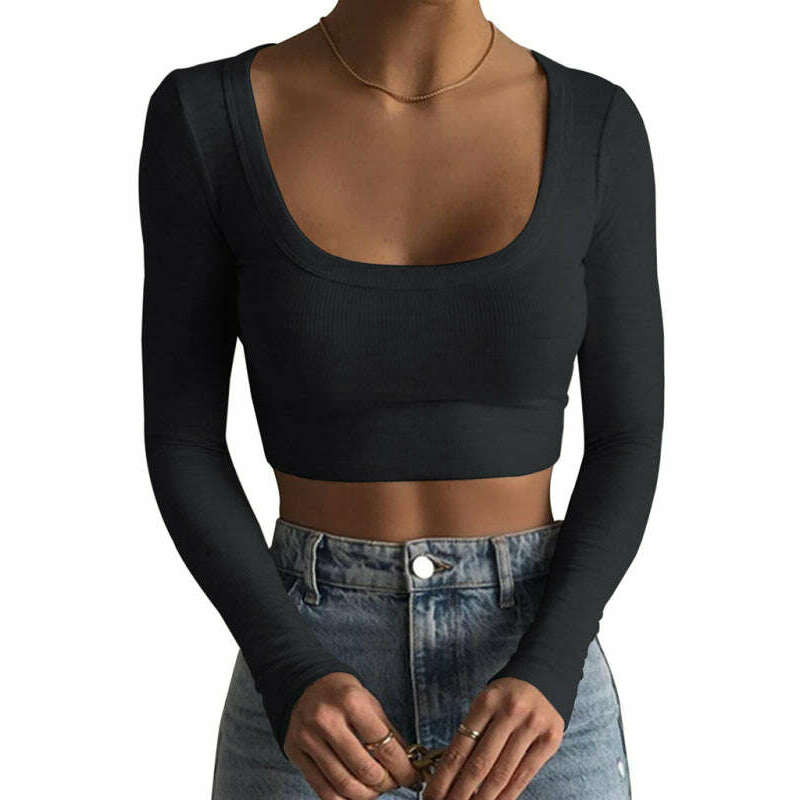 womens-slim-fit-long-sleeve-crop-topsmiling-maria---everything-for-women-34696348