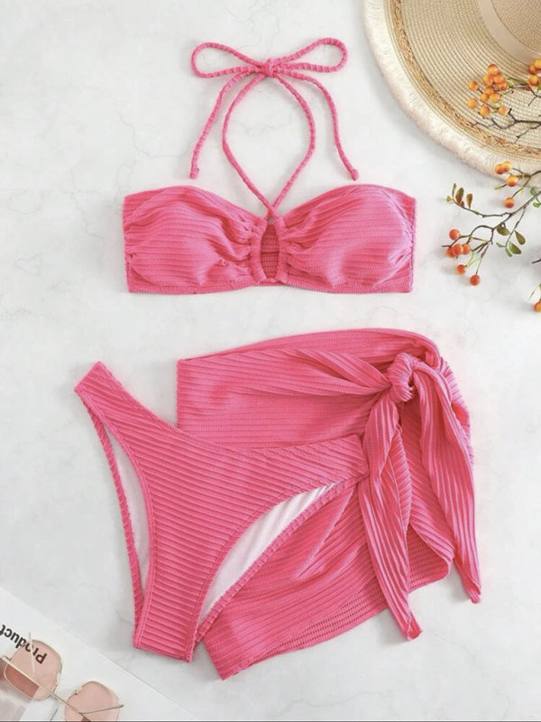 Strappy Sleeveless Bikini Set – Quick-Dry, Stretch Fabric, Flattering Fit