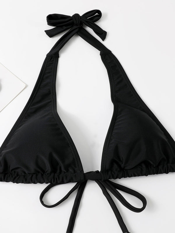 Strappy Self-Design Knit Bikini Set – Sleek, Sexy & Supportive Fit