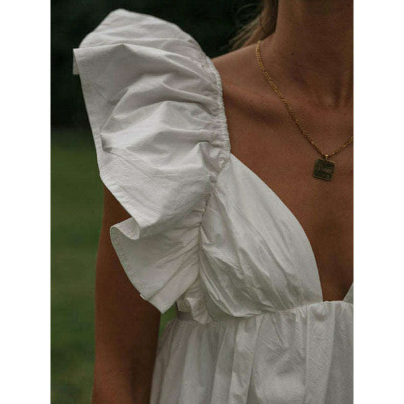 white-v-neck-ruffle-sleeve-short-dress-–-spring-ready-lightweight-fitsmiling-maria---everything-for-women-34653011