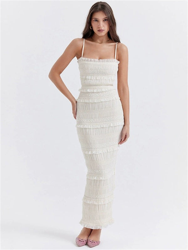 Strapless Bodycon Long Dress – Elegant & Sexy