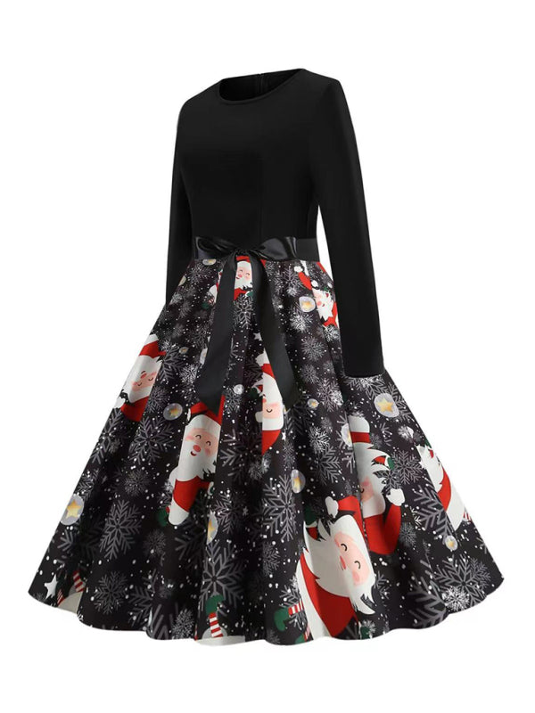 Plaid Belted Sleeveless Swing Dress – Elegant A-Line Style for Spring & Summer
