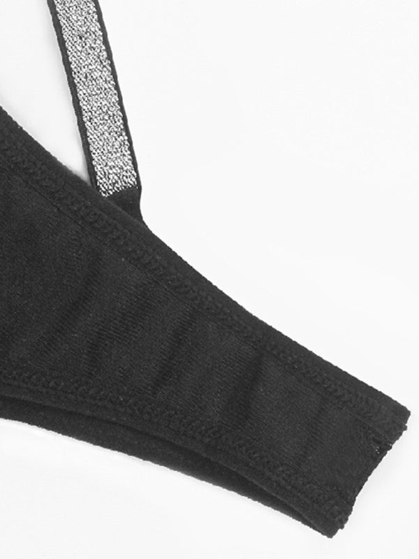 Low-Waist Lace Mesh Thong – Seamless, Breathable & Strappy Design