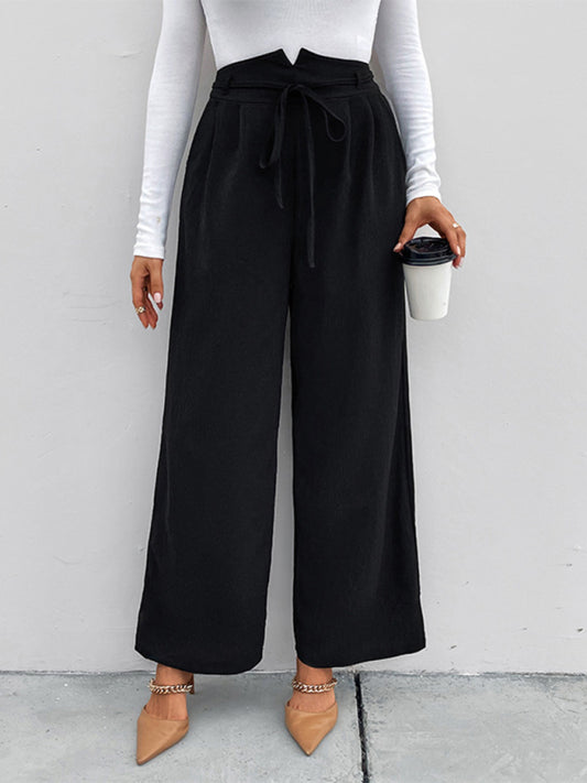 High Waist Wide Leg Trousers for Women