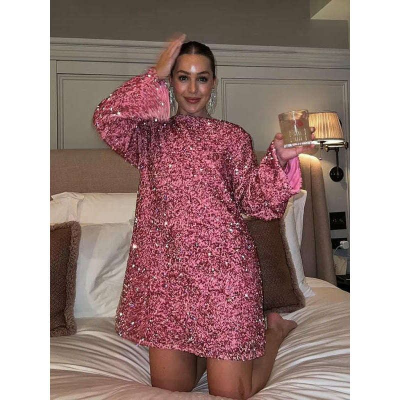 sequin-long-sleeve-party-dress-–-round-necksmiling-maria---everything-for-women-34676830