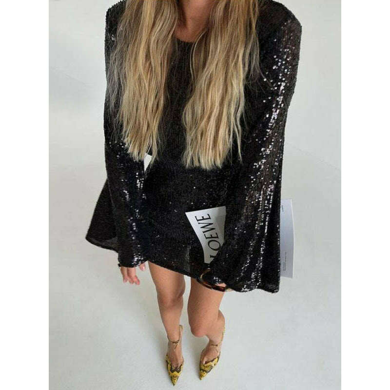 sequin-bell-sleeve-shiny-mini-dress-–-casual-fit-lightweight-stylishsmiling-maria---everything-for-women-34663350