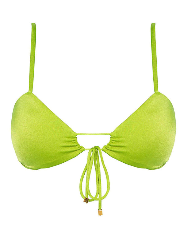 Solid Color Strappy Bikini Set – Sexy Triangle Top & Brazilian Bottom