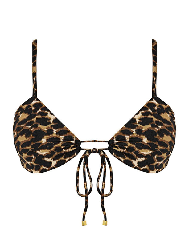 Solid Color Strappy Bikini Set – Sexy Triangle Top & Brazilian Bottom