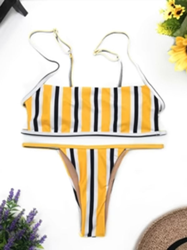 Backless Thong One-Piece Swimsuit – High Stretch Nylon for Women