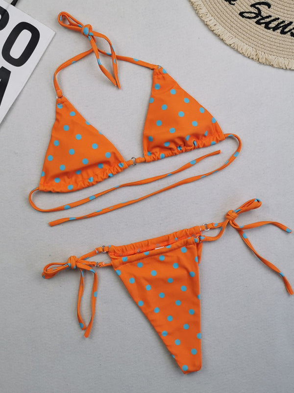 Metal Ring Strap Bikini Set – Two-Piece, Sexy Fit, Multiple Patterns