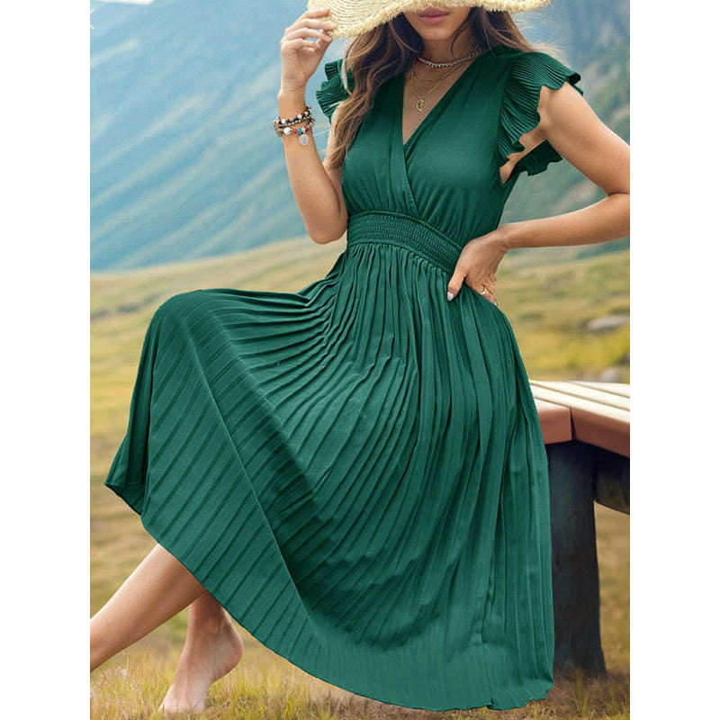 elegant-pleated-v-neck-high-waisted-dress-–-lightweight-flowy-spring-stylesmiling-maria---everything-for-women-34652779