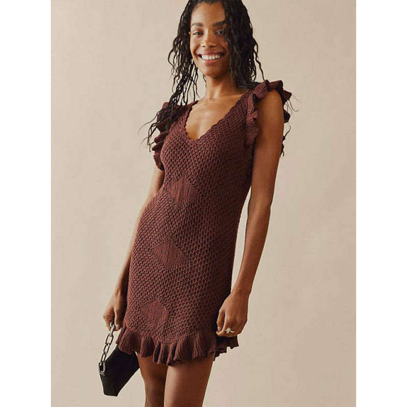 slim-fit-ruffle-knit-dress-–-mid-waist-short-sleevesmiling-maria---everything-for-women-34686177