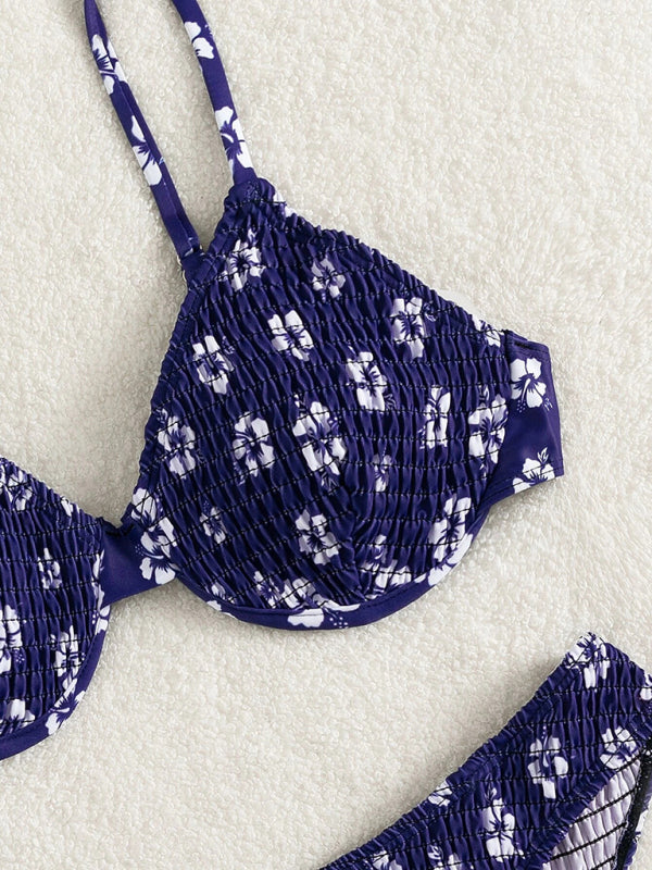 Floral Push-Up Bikini with Underwire – Sexy Fit & Supportive Cups