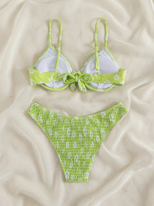 Floral Push-Up Bikini with Underwire – Sexy Fit & Supportive Cups