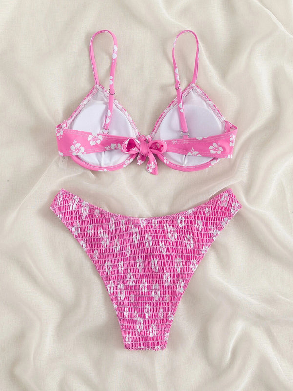 Floral Push-Up Bikini with Underwire – Sexy Fit & Supportive Cups