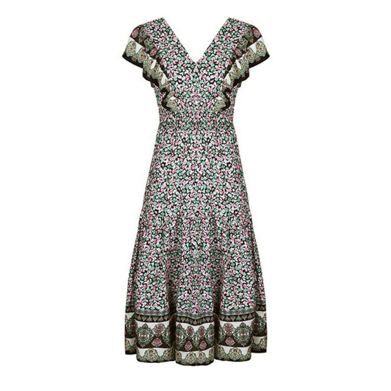 boho-ruffled-v-neck-printed-dress-–-lightweight-rayon-flowy-fitsmiling-maria---everything-for-women-34652858