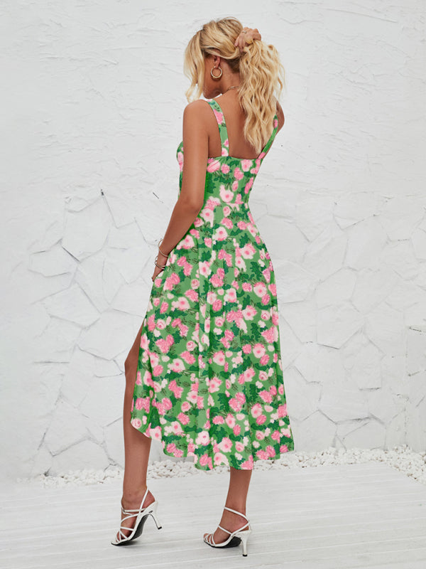 Floral Pastoral Maxi Dress – Lightweight Summer Sundress for Women