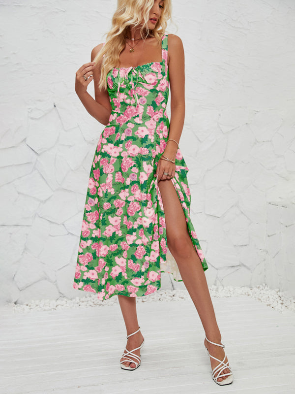 Floral Pastoral Maxi Dress – Lightweight Summer Sundress for Women