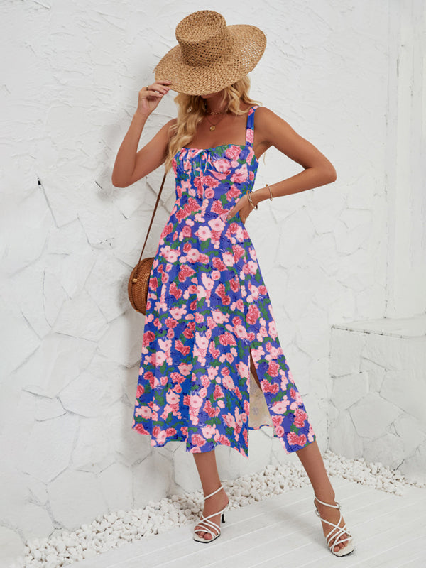 Floral Pastoral Maxi Dress – Lightweight Summer Sundress for Women