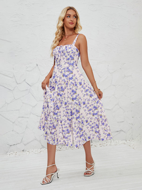 Floral Pastoral Maxi Dress – Lightweight Summer Sundress for Women