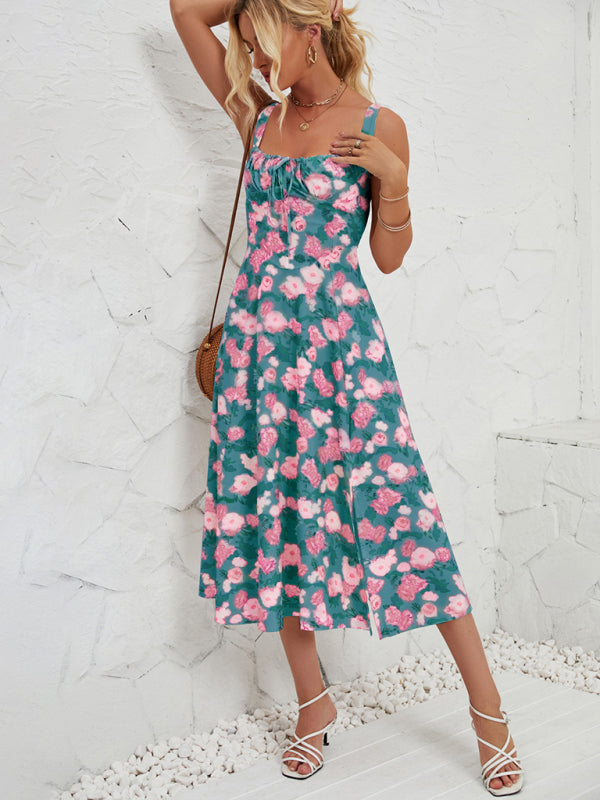Floral Pastoral Maxi Dress – Lightweight Summer Sundress for Women