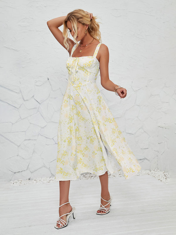 Floral Pastoral Maxi Dress – Lightweight Summer Sundress for Women