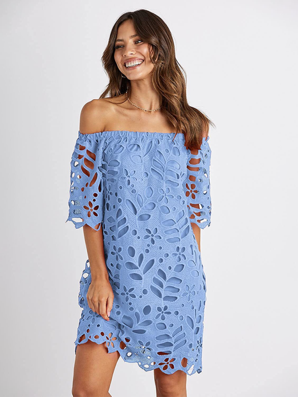 One-shoulder Cutout Midi Dress - Structured Woven Design For Spring & Summer
