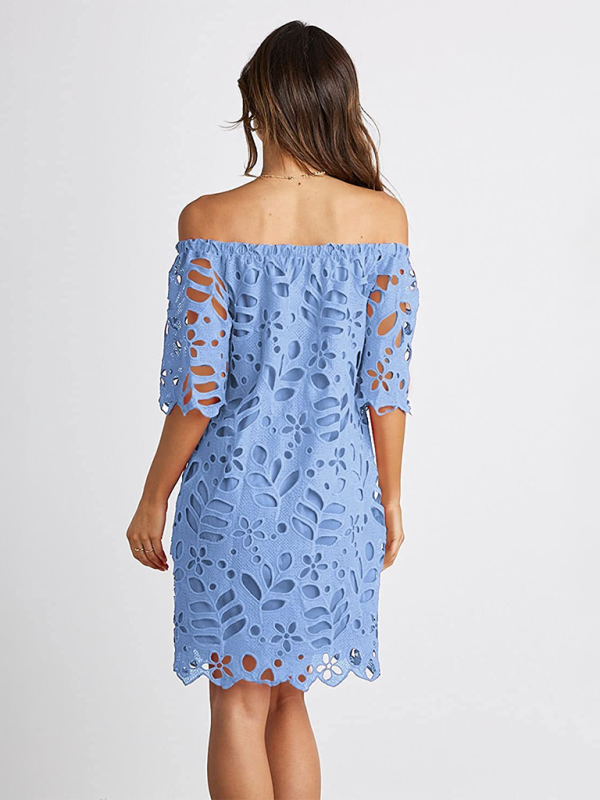 One-shoulder Cutout Midi Dress - Structured Woven Design For Spring & Summer