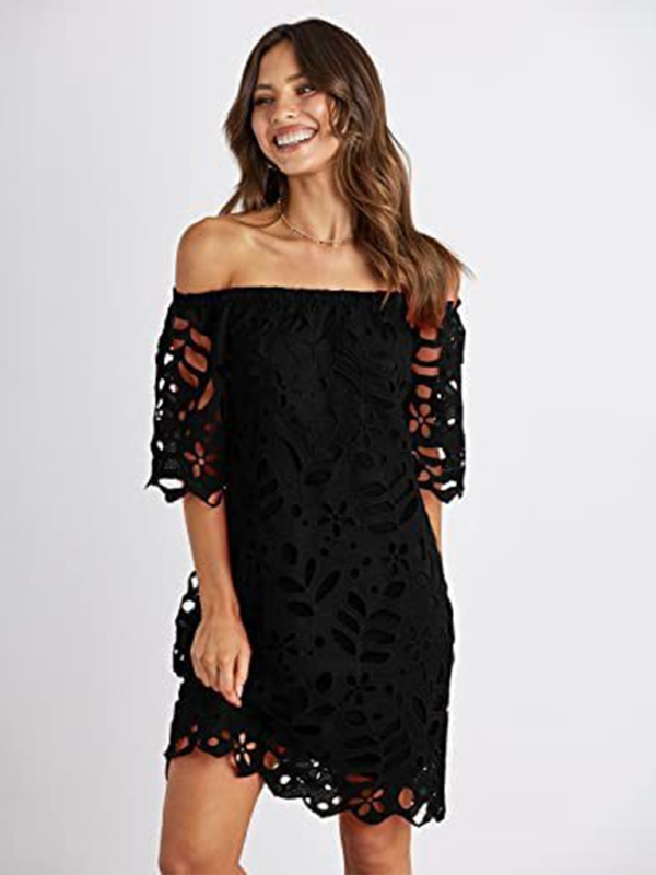One-shoulder Cutout Midi Dress - Structured Woven Design For Spring & Summer