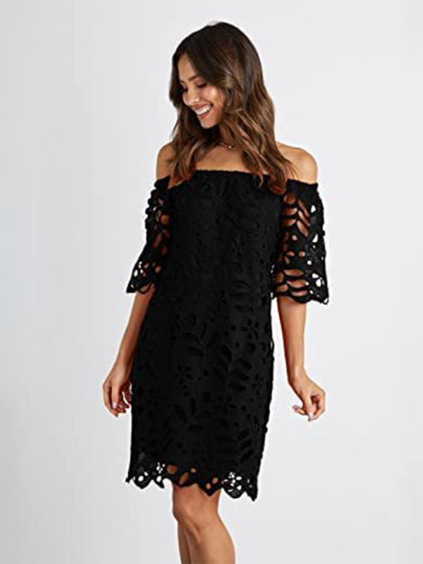 One-shoulder Cutout Midi Dress - Structured Woven Design For Spring & Summer
